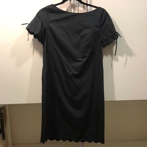 Black shift dress